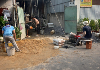 Xu Hướng Sử Dụng Dịch Vụ Đổ Bê Tông Bằng Tay Tại Khu Vực Đô Thị Chật Hẹp Ở Miền Nam